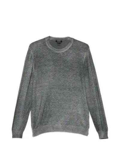 Avant Toi crew-neck knitted sweater - Grey