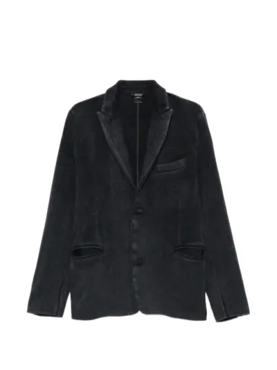 Avant Toi peaked-lapels single-breasted jacket - Blue