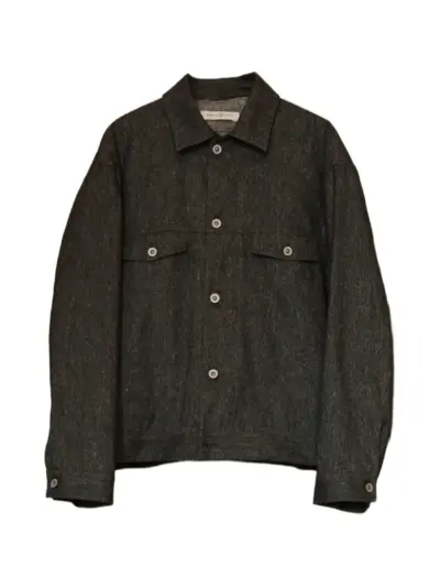Aviva Jifei Xue button-up denim jacket - Black
