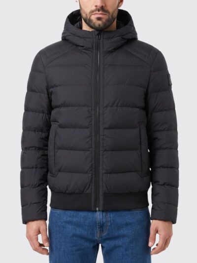 BELSTAFF Quilted Hooded Short Puffer Jacket