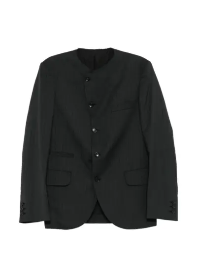 Black Comme Des Garçons pinstriped blazer