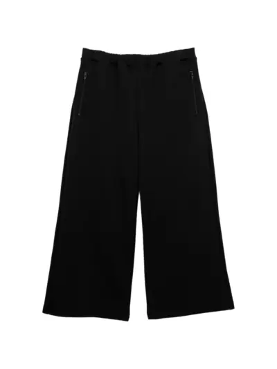 Black Comme Des Garçons wide-leg track pants