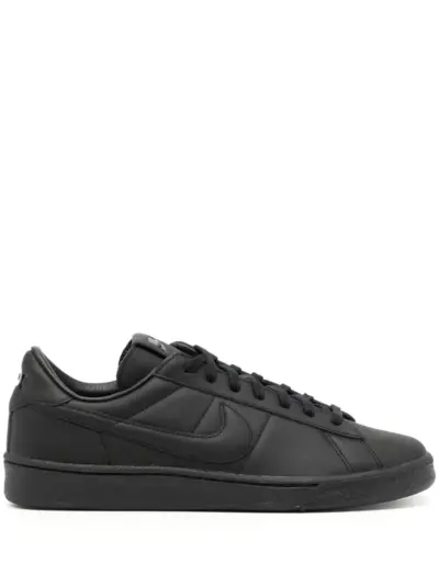 Black Comme Des Garçons x Nike lace-up leather sneakers