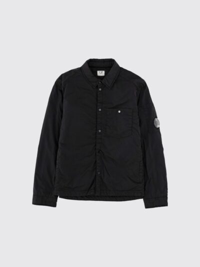 C. P. COMPANY Boy's Technical Fabric Shirt Jacket with Snap Buttons
