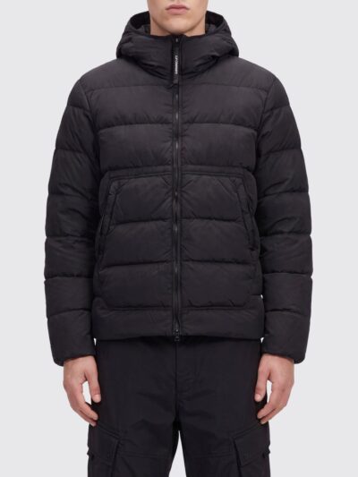 C. P. COMPANY Chrome-R Goggle Hooded Down Jacket in Recycled Nylon