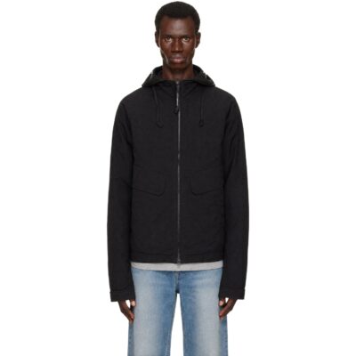 C.P. Company Black Twill Mixed Explorer Jacket