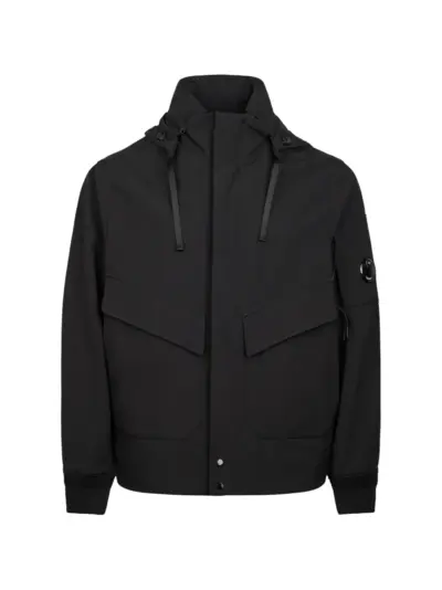 C.P. Company C.P. shell-R hidden hood Lens jacket - Black