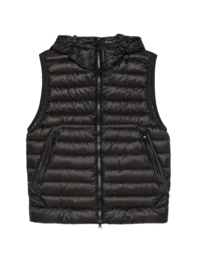 C.P. Company D.D. Shell Goggle down gilet - Black