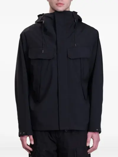 C.P. Company Goggle-hooded jacket - Black