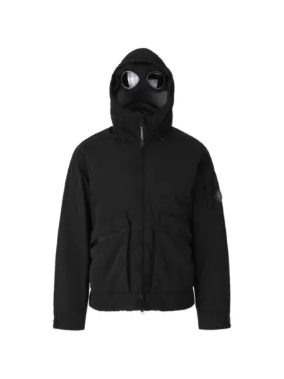 C.P. Company Heavy Chrome-R padded goggle jacket - Black