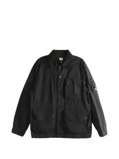 C.P. Company buttoned multi-pocket jacket - Black