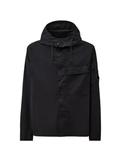 C.P. Company flap-pocket hooded jacket - Black