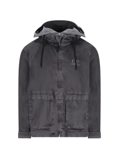 C.P. Company hooded pocket jacket - Black