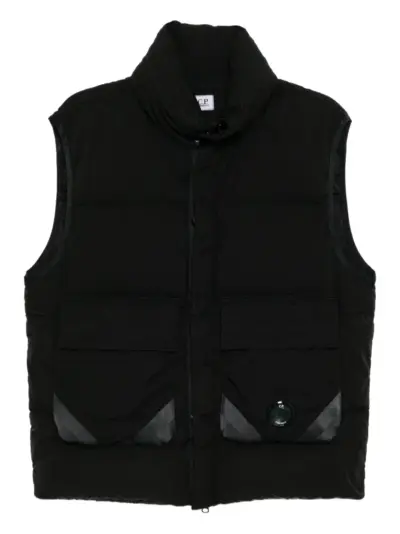 C.P. Company pocket padded vest - Black