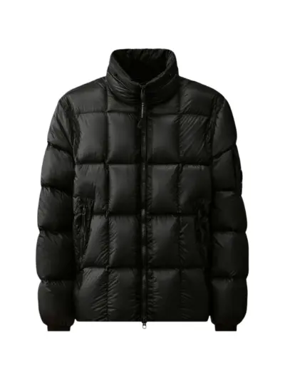 C.P. Company quilted high-neck jacket - Black