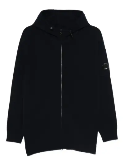 C.P. Company zip-up hooded jacket - Black