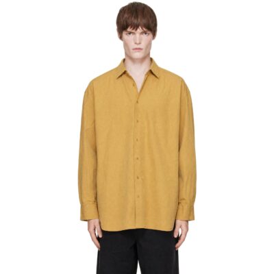 CASEY CASEY Yellow Hamnet Paper Cot Shirt