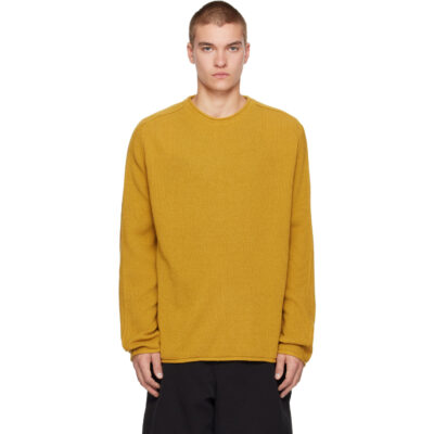 CASEY CASEY Yellow Inside Out Seam Sweater