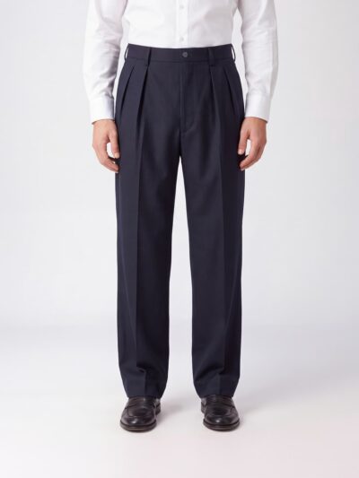 COMME DES GARÇONS HOMME PLUS Wide-Leg Pleated Wool Tailored Trousers
