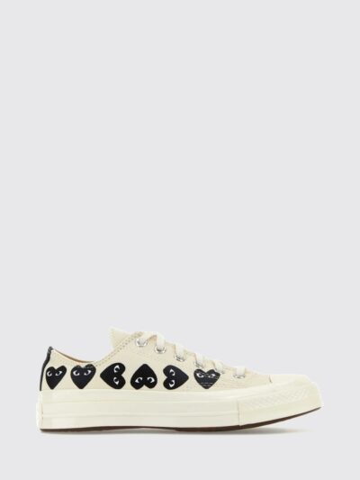 COMME DES GARÇONS PLAY X CONVERSE Chuck 70 Low-Top Canvas Sneakers with Logo Print