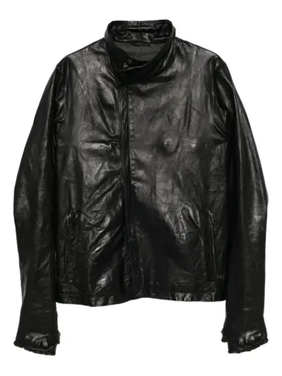 Carol Christian Poell Arthrosic leather jacket - Black