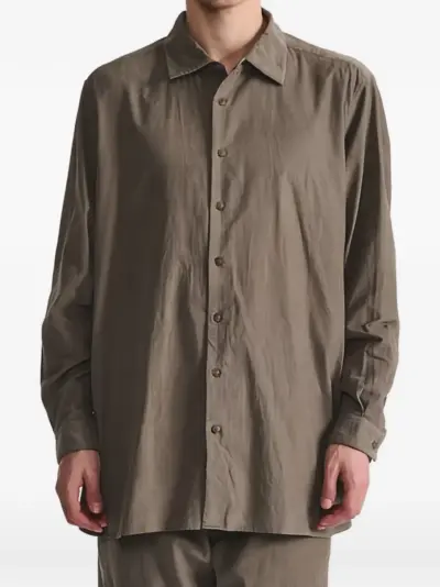 Casey Casey button-down long-sleeve shirt - Brown