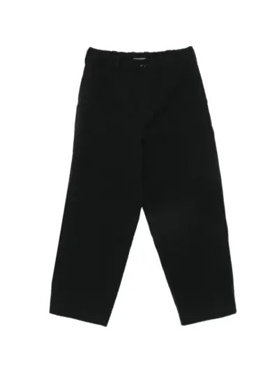 Casey Casey elasticated-waistband trousers - Black