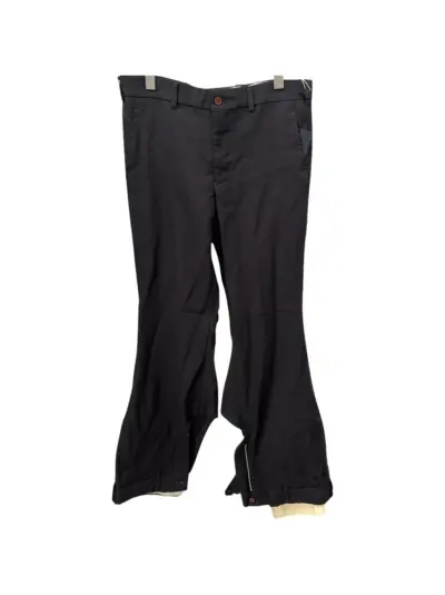 Comme Des Garçons Comme Des Garçons Plus upside-down flared trousers - Black