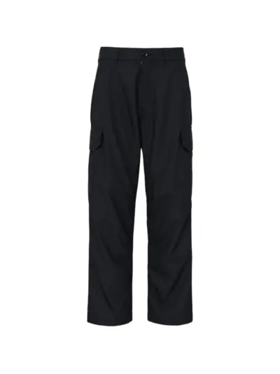 Comme Des Garçons Shirt pinstripe-pattern cargo pants - Black