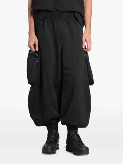 Comme Des Garçons Shirt zip-pocket track pants - Black