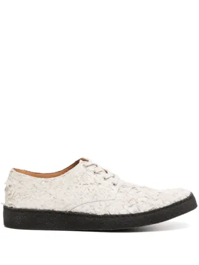 Comme des Garçons Homme Deux George Cox distressed-effect sneakers - White