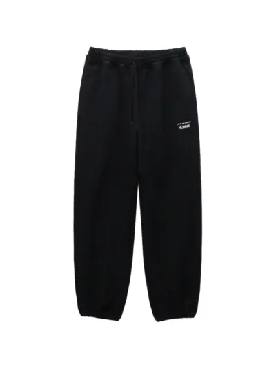 Comme des Garçons Homme Homme logo-print track pants - Black