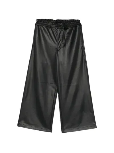 Comme des Garçons Homme Plus back gloss finish pants - Black