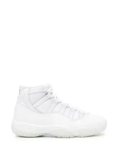 Comme des Garçons Homme Plus patent-leather high-top sneakers - White