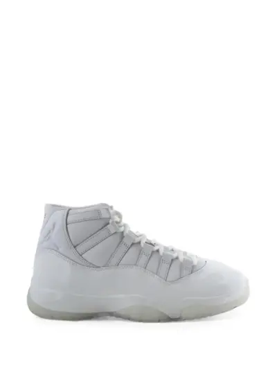 Comme des Garçons Homme Plus x Air Jordan 11 leather sneakers - White