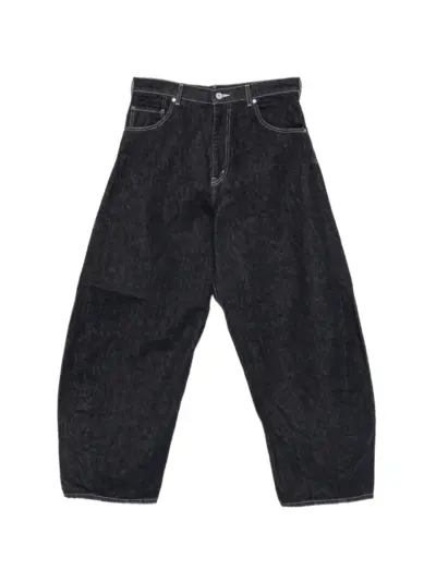 Comme des Garçons Homme contrast-stitch jeans - Black