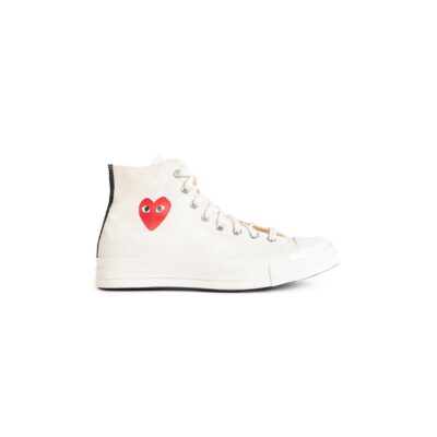 Comme des Garçons Small Red Heart Hi Top Sneakers