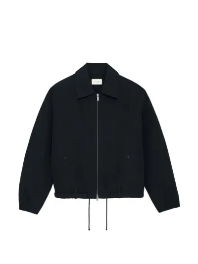 Craig Green drawstring-hem zip-up utility jacket - Black
