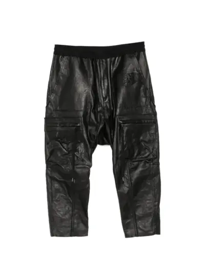 D HYGEN leather trousers - Black