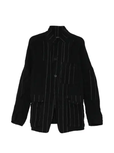 D HYGEN striped blazer - Black