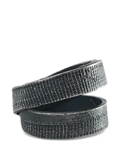 Detaj textured wrap ring - Silver