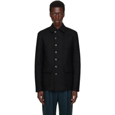 Dries Van Noten Black Wool Jacket