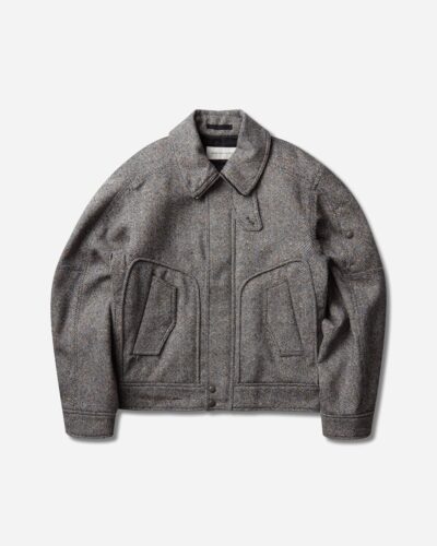 Dries Van Noten Men s Oversized Wool Tweed Jacket Black