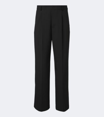 Dries Van Noten Pleated wool wide-leg pants