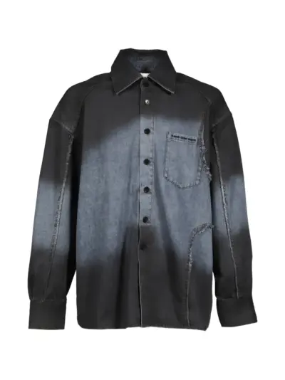 Feng Chen Wang denim shirt - Black