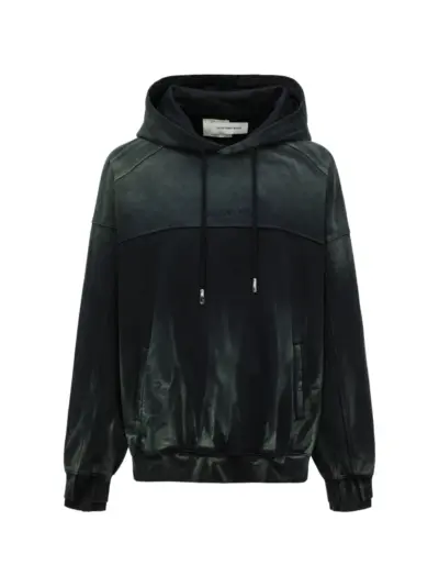 Feng Chen Wang gradient tie-dye hoodie - Black