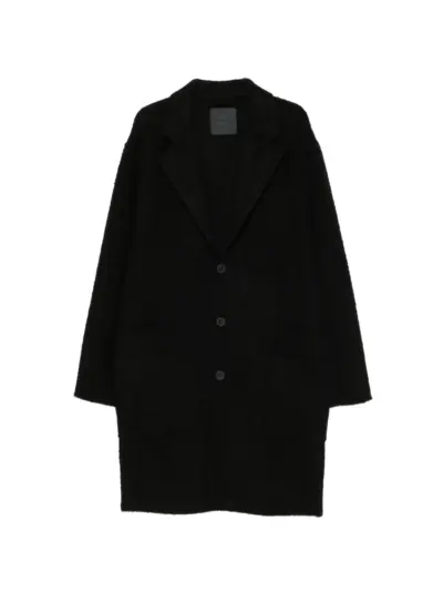 Frei-Mut Camden single-breasted coat - Black