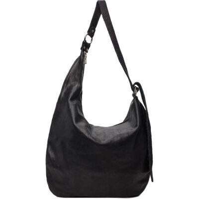 Guidi Black Leather Bag