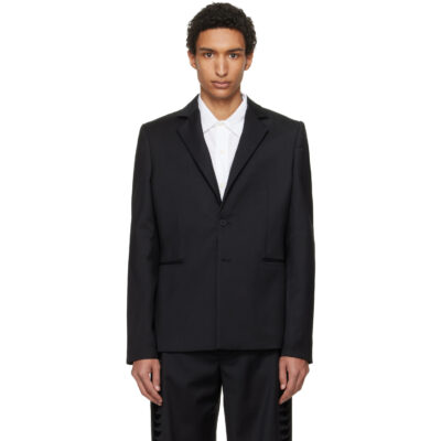 HELIOT EMIL Black Vibraxis Blazer