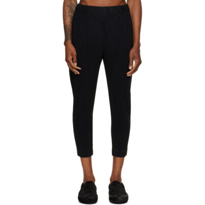 HOMME PLISSÉ ISSEY MIYAKE Black Monthly Colors August Trousers